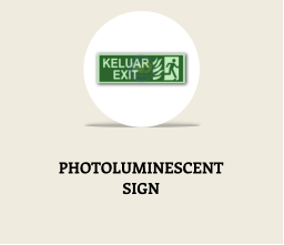 PHOTOLUMINESCENT SIGN