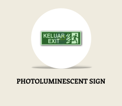 PHOTOLUMINESCENT SIGN